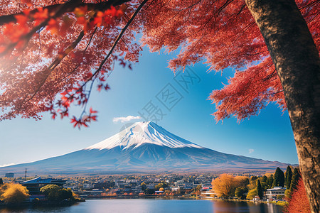 亚洲的富士山图片