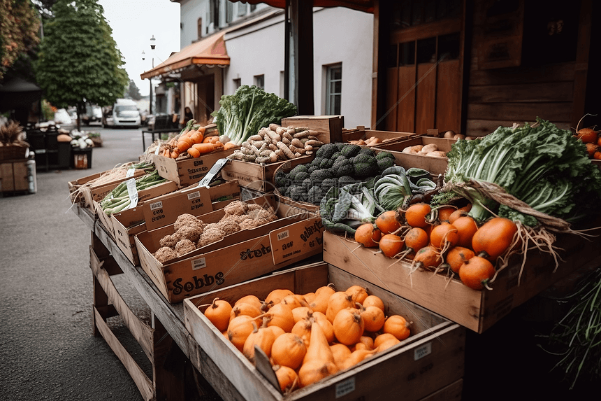 新鲜的有机农产品高清图片下载-正版图片600163777-摄图网