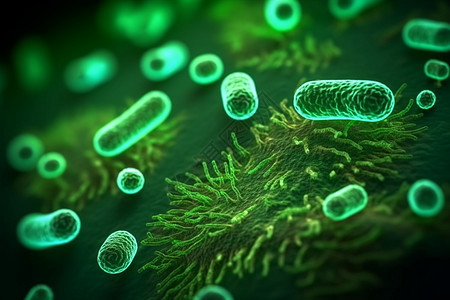 生物体内细菌病变概念图图片