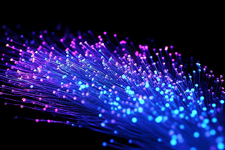 网络连接光纤线路图片