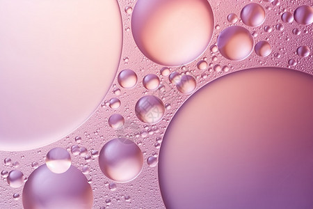 柔软粉红色气泡抽象背景图片