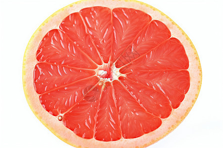 健康的柚子切片图片