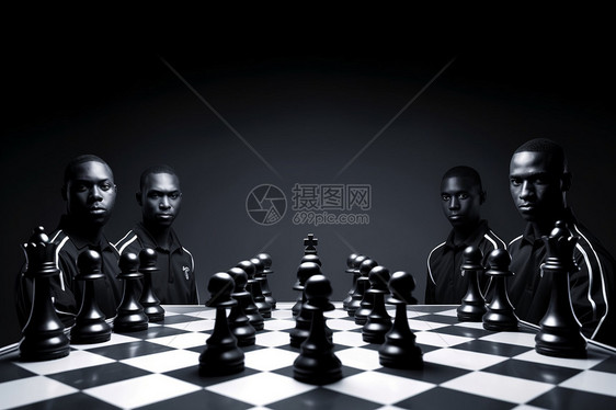 国际象棋队比赛图片