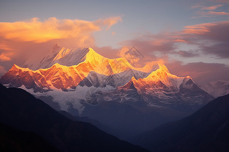 美丽的喜马拉雅山脉图片