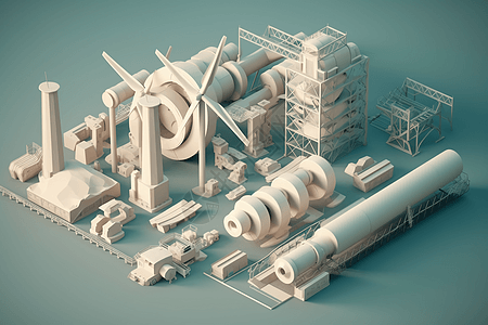 3D打印涡轮机零件图片