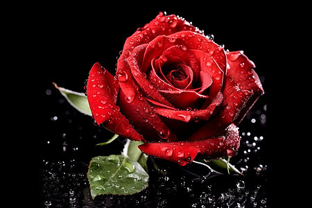 美丽的红玫瑰图片