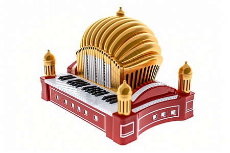 钢琴的模型图片