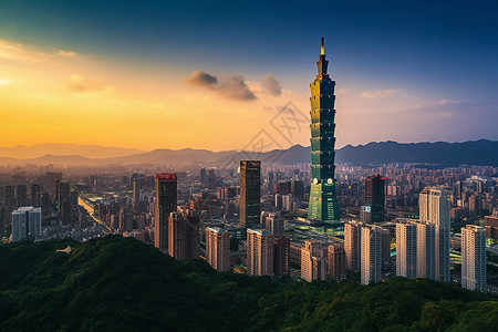 台湾摩天大楼图片