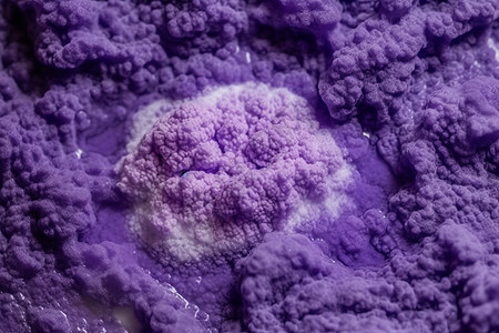 紫色液体泡沫创意背景图片