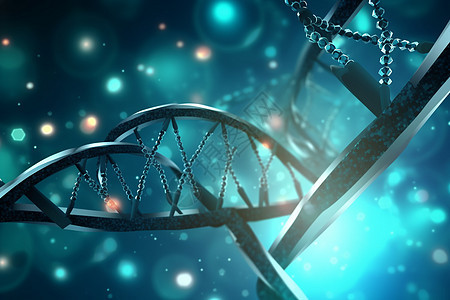DNA链的医学背景背景图片