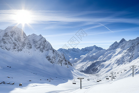 雪山旅游景点图片