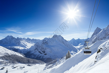 雪山景观图片