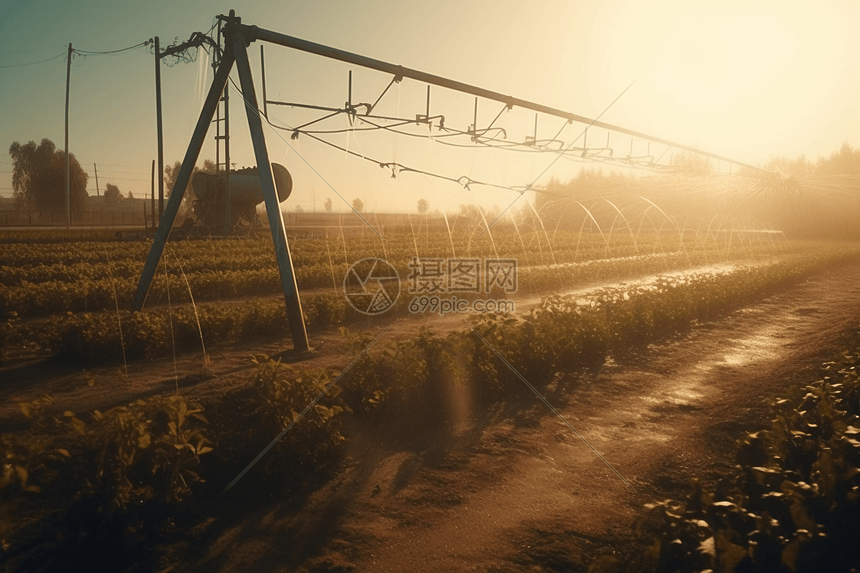 农场自动灌溉系统图片