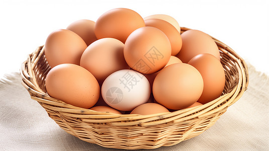 健康营养的鸡蛋背景