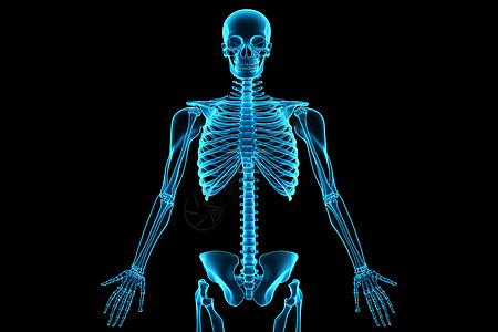 医疗人体骨骼背景图片