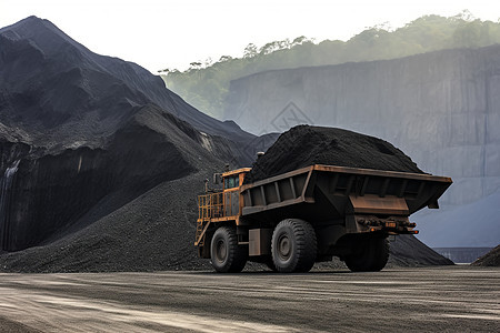 煤炭运输背景图片