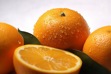 柑橘的特写镜头图片