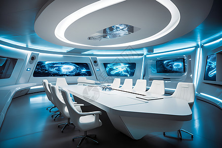 未来会议室高科技会议室高清图片