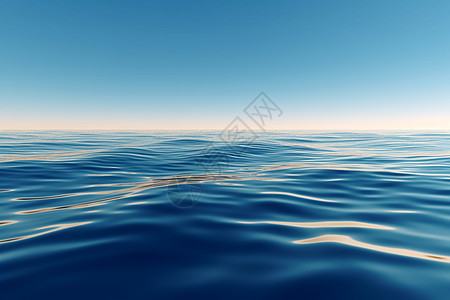 海平面的海水图片