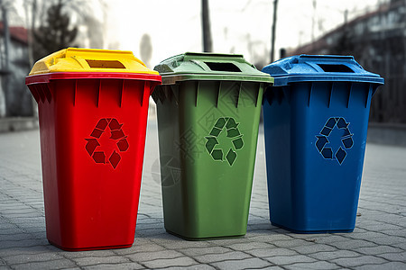 分类垃圾回收的重要性背景图片