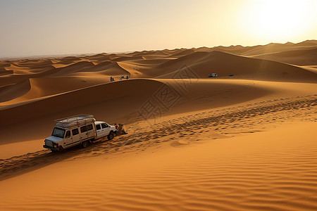 沙漠里的冒险家图片