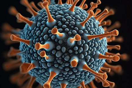 病毒细胞图案背景图片
