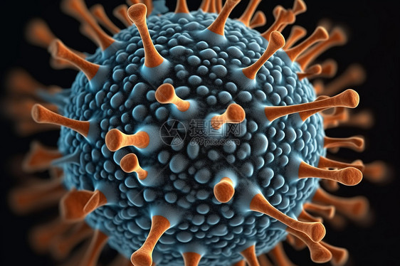 病毒细胞图案图片