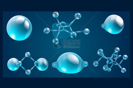 抽象的化学物质图片