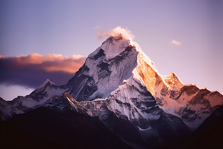 喜马拉雅山的景观高清图片