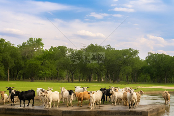 山羊和绵羊图片