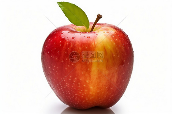 白色背景上的苹果图片