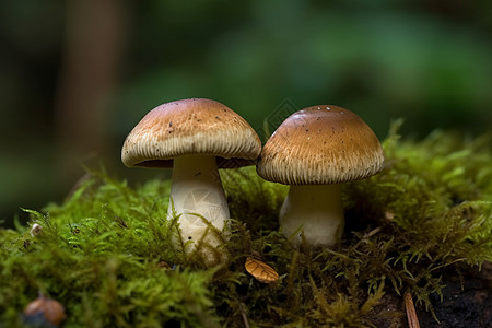 野生牛肝菌野生的蘑菇背景