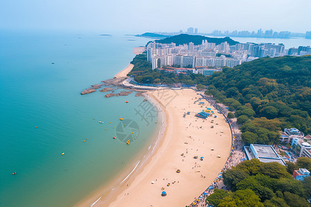 沿海城市风景图片