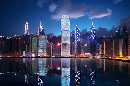 香港的城市建筑景观图片