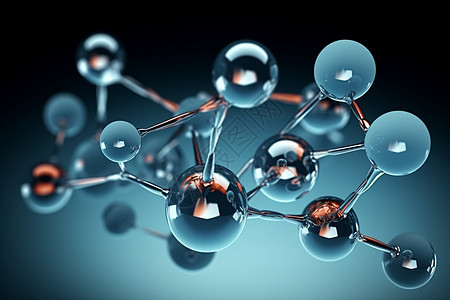 分子结构背景图片