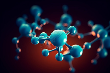 分子化学式背景图片