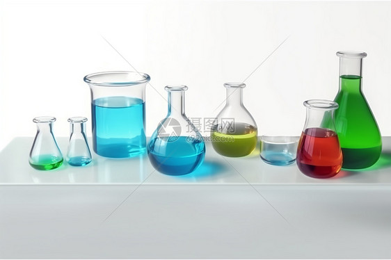 玻璃容器的科学试验图片