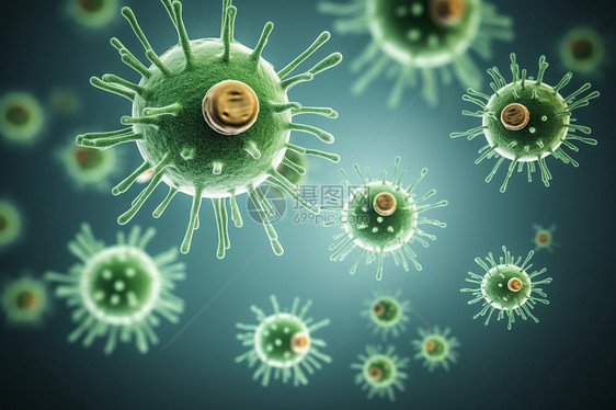 细菌病毒原体图片