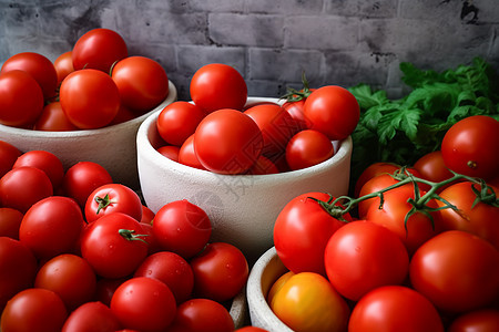 新鲜健康的番茄图片