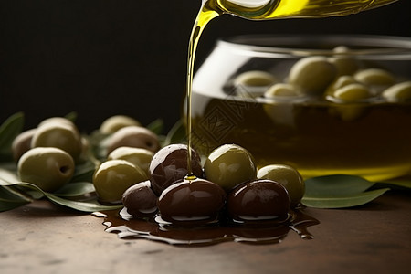 橄榄和橄榄油图片