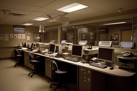 现代的办公室场景图片