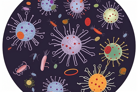 细菌和微生物圈图片