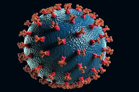 3D病毒场景图片