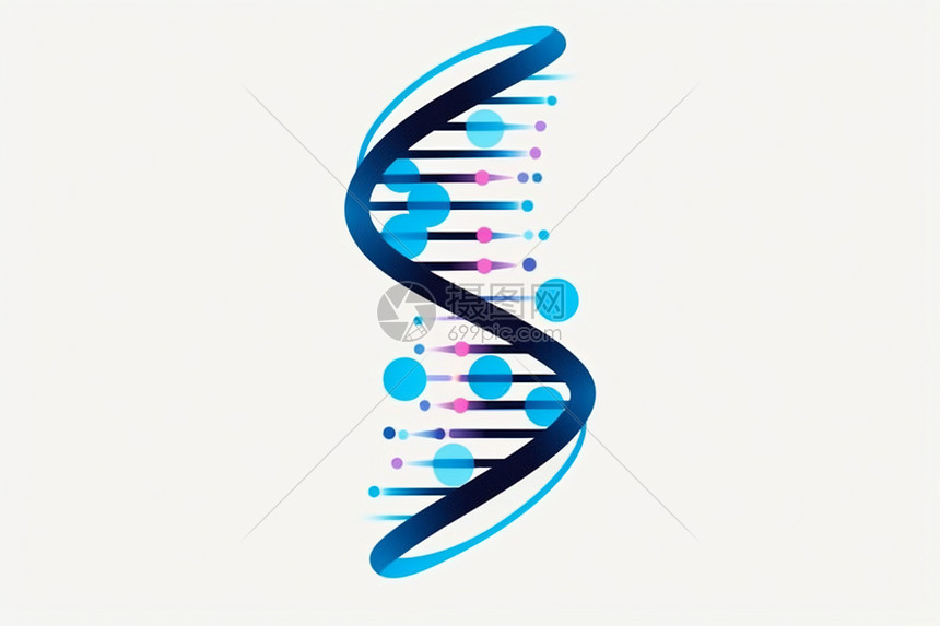 dna基因链概念插画图片下载-正版图片600176735-摄图网