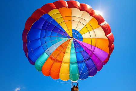 彩色的降落伞图片