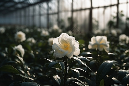 温室中的栀子花图片