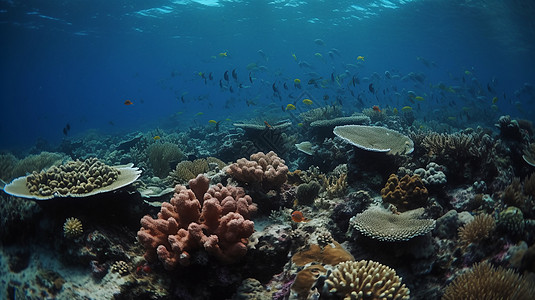 海洋生物多样性背景图片