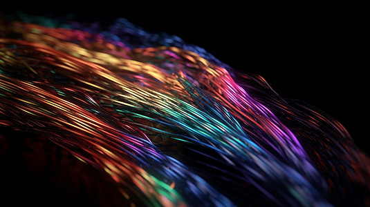 光纤电缆的抽象形式背景图片