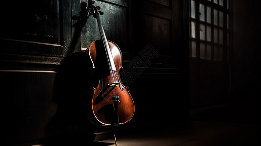 室内的大提琴图片