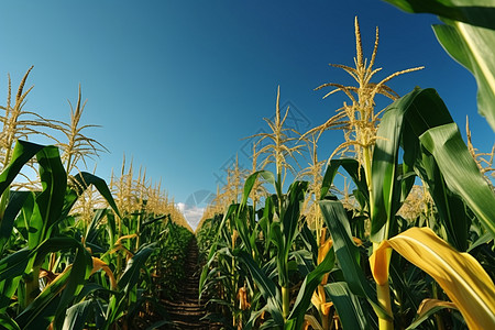 大片玉米地背景图片